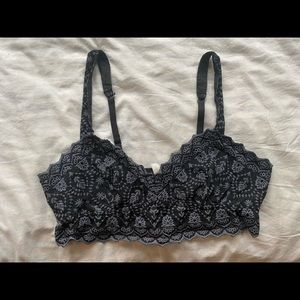 Black bralette top